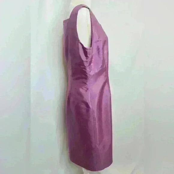 100 % Silk Vintage Rena Rowan Dress Suit, Dress size 8, Blazer size 4. - Picture 5 of 15